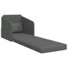 Sofa Seng 2-i-1 Mørkegrå 65x80x83 cm Stoff