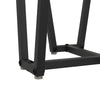 Sidetabellsett med 2 - Svart eike MDF og Metall