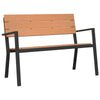Hagebenk Brun 118 x 54 x 77cm Stål