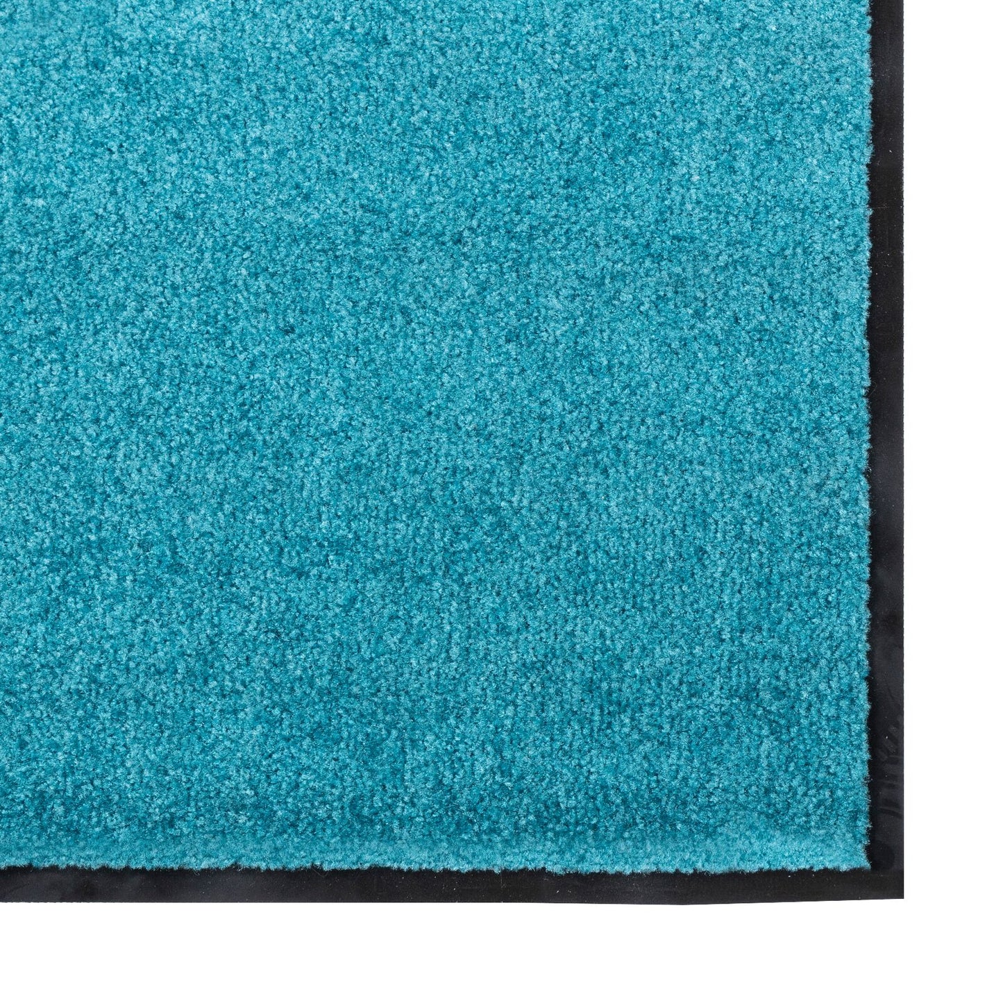 Dørmatte Cyan og svart 120 x 300 cm 100% Polyamid