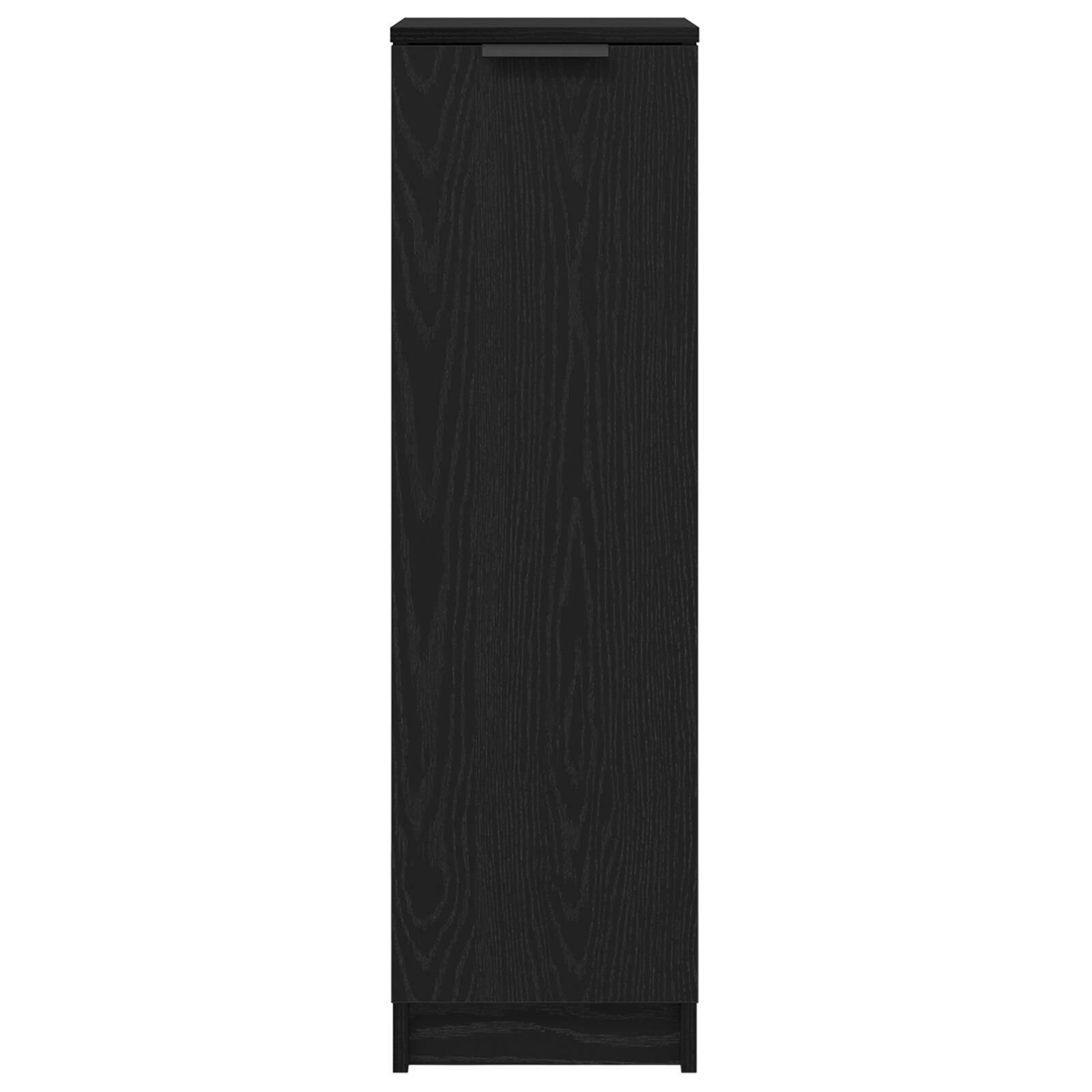Sko skap svart eik 29,5x35x100,5 cm konstruert tre