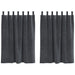 Blendingsgardiner 2 pcs Lysegrå 140 x 140 cm Fløyel