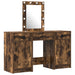 Sminkebord med speillys Brun 50 x 41 x 135 cm Konstruert tre