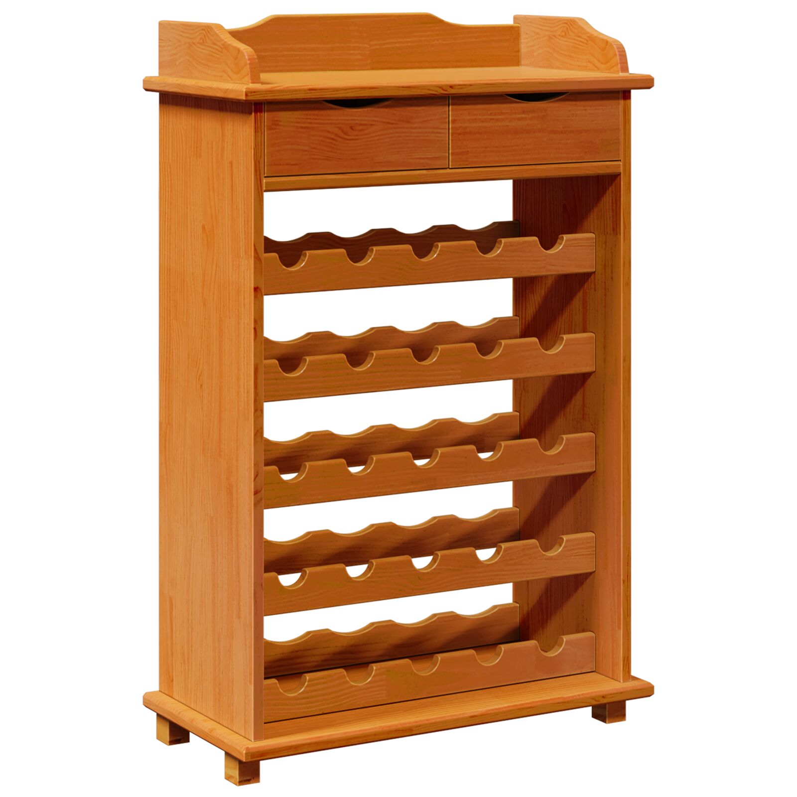 Vinreol 90x60x30 cm Solid furu
