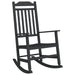 Gyngestol Svart 84 x 65 x 114 cm Harpiks