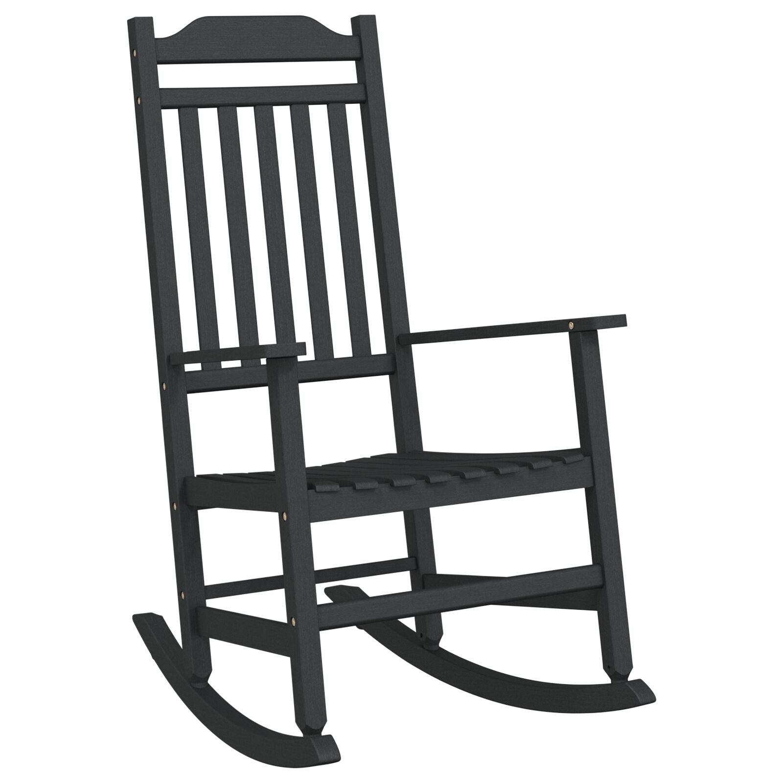 Gyngestol Svart 65 x 84 x 114 cm Polyethylen