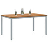 Hagebord 150x90x75 cm Solid Akasietre og Metall