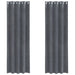 Blendingsgardiner 2 pcs Lysegrå 140 x 225 cm Fløyel