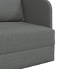 Sofa Seng 2-i-1 Mørkegrå 65x80x83 cm Stoff