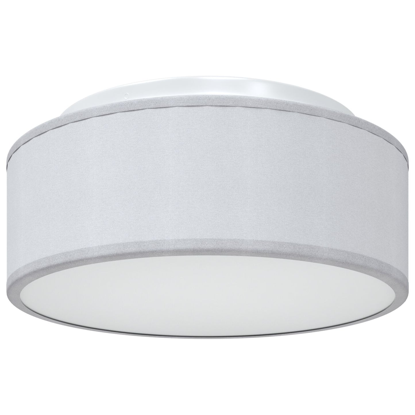 Taklampe med søkelys Grå 30 x 30 x 13,5 cm stoff
