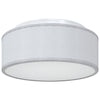 Taklampe Grå 30 x 13.5 cm stoff