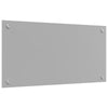 Kjøkken Backsplash Lys Grå 80x40x0,6 cm Herdet Glass
