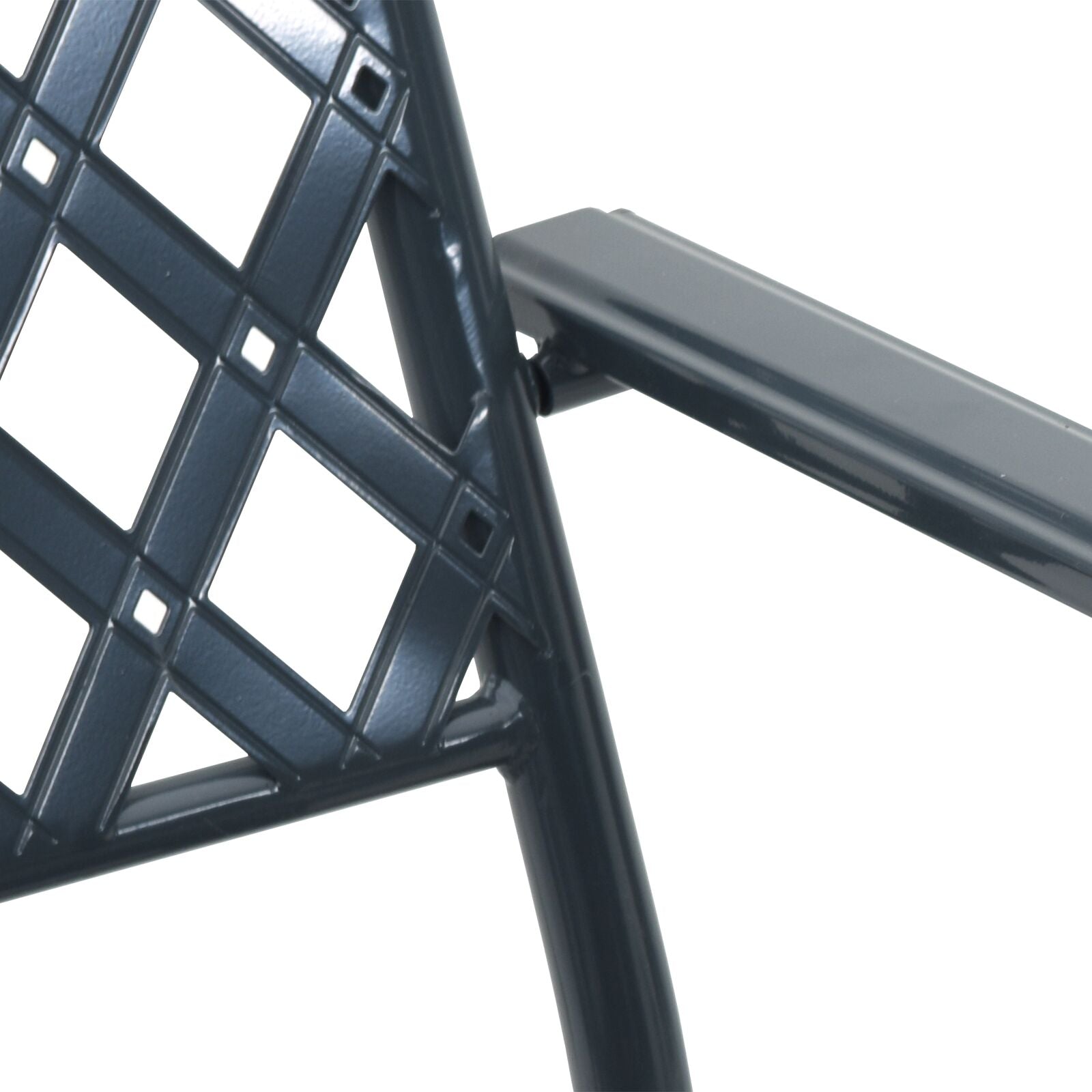 Stol 2 pcs Antrasitt 56 x 65 x 89cm Stål