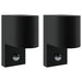 Utevegglampe 2 pcs Svart 12 x 7 x 15 cm Rustfritt Stål
