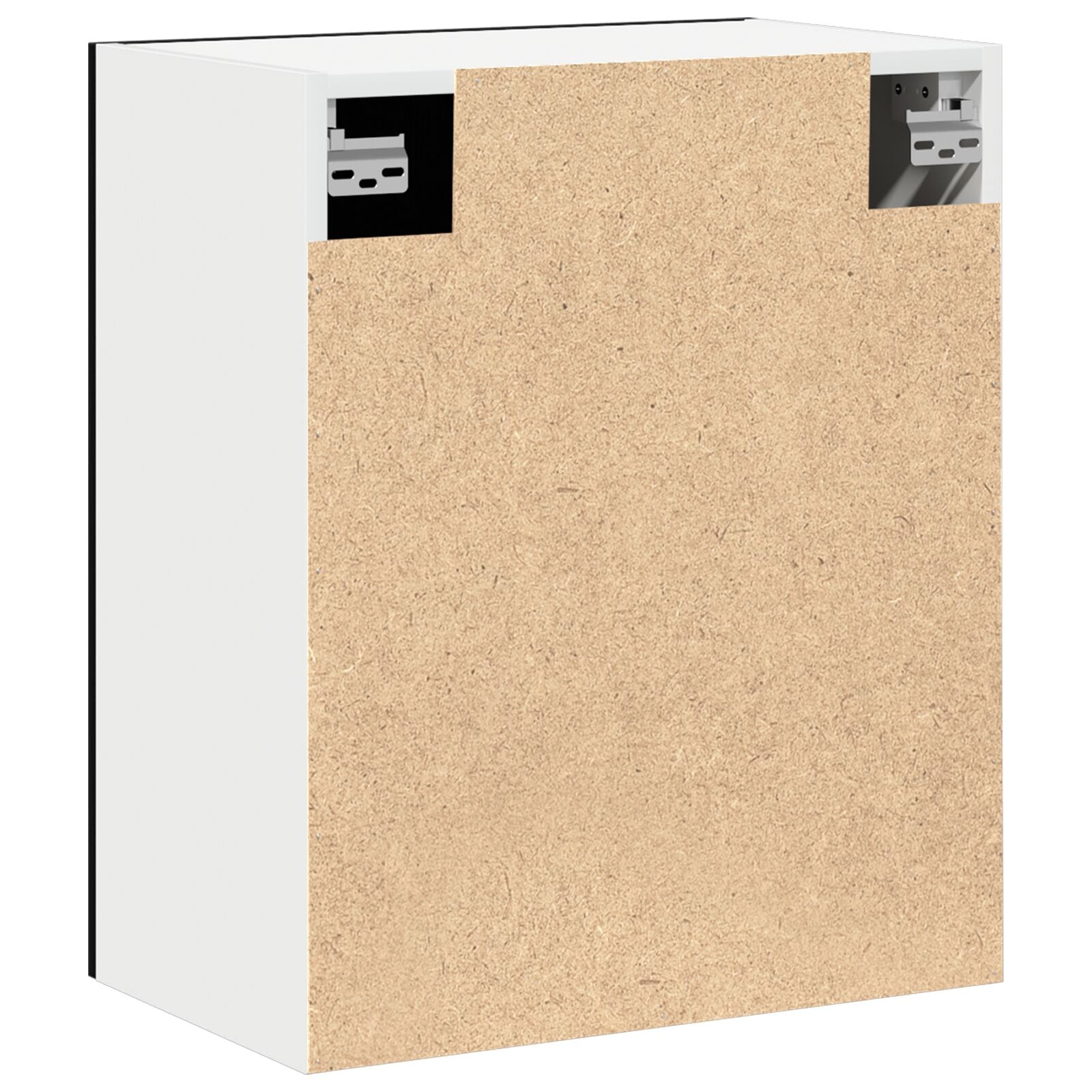 Hengende skap 2 pcs Svart eik 100 x 31 x 60 cm Konstruert tre