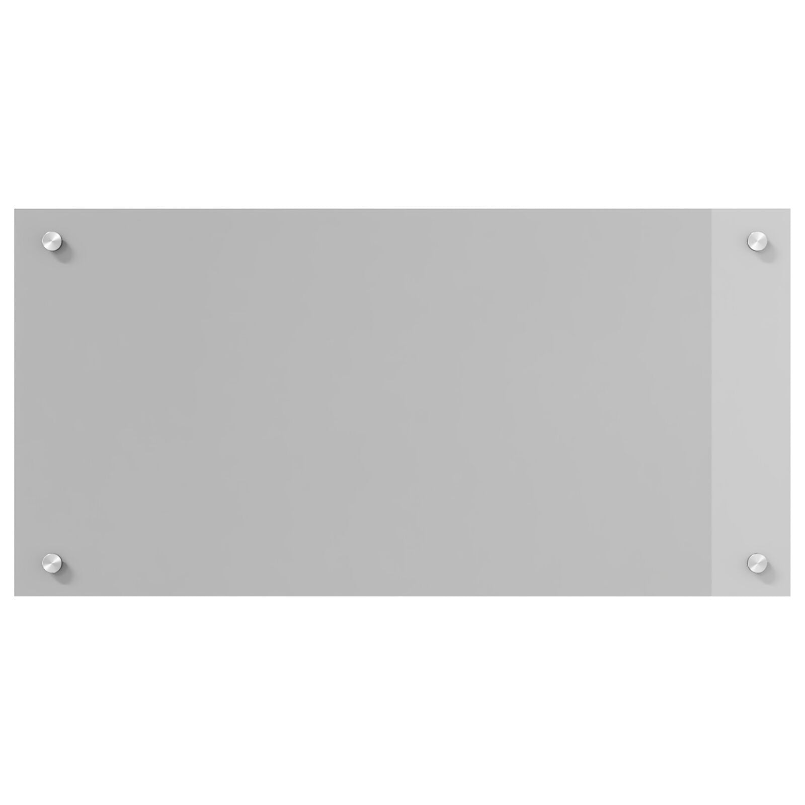 Kjøkken Backsplash Lys Grå 80x40x0,6 cm Herdet Glass