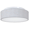 Taklampe Grå 38 x 13.5 cm stoff