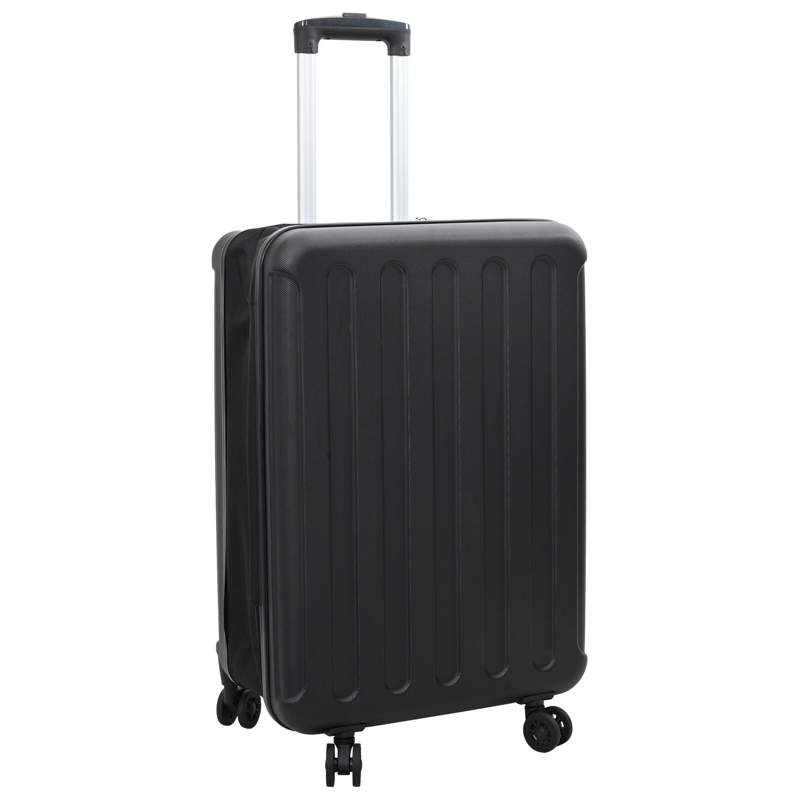 Koffert med lås Svart 34 x 23 x 55.5 cm ABS-plast