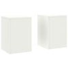 Plantestander 2 pcs Hvit 24 x 24 x 35 cm Stål