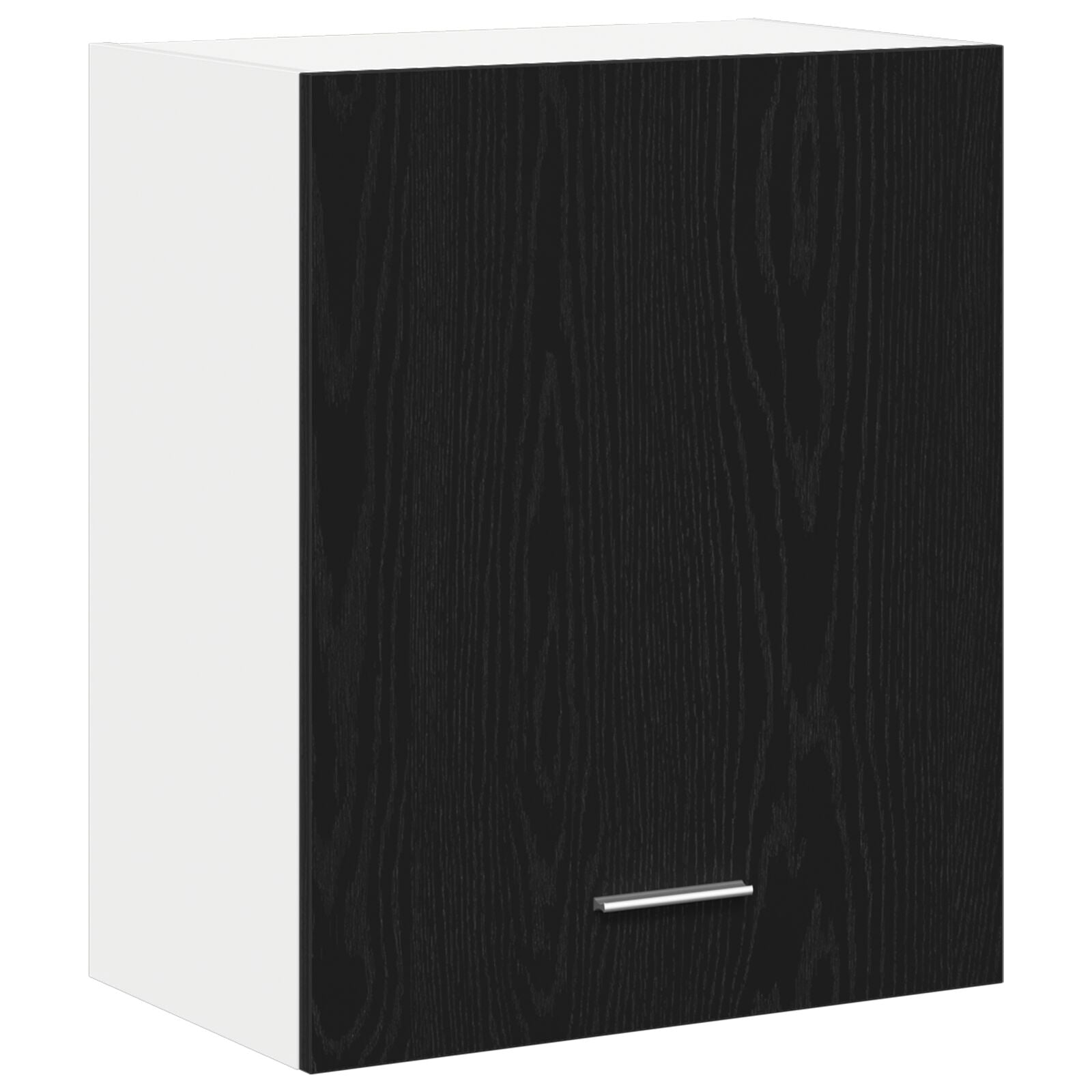 Hengende skap 2 pcs Svart eik 100 x 31 x 60 cm Konstruert tre