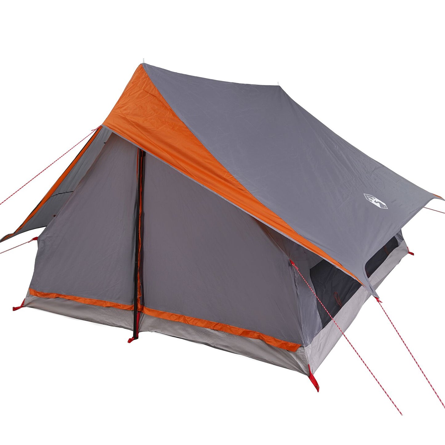 Familietelt med tak Grå og Oransje 315 x 286 x 200 cm