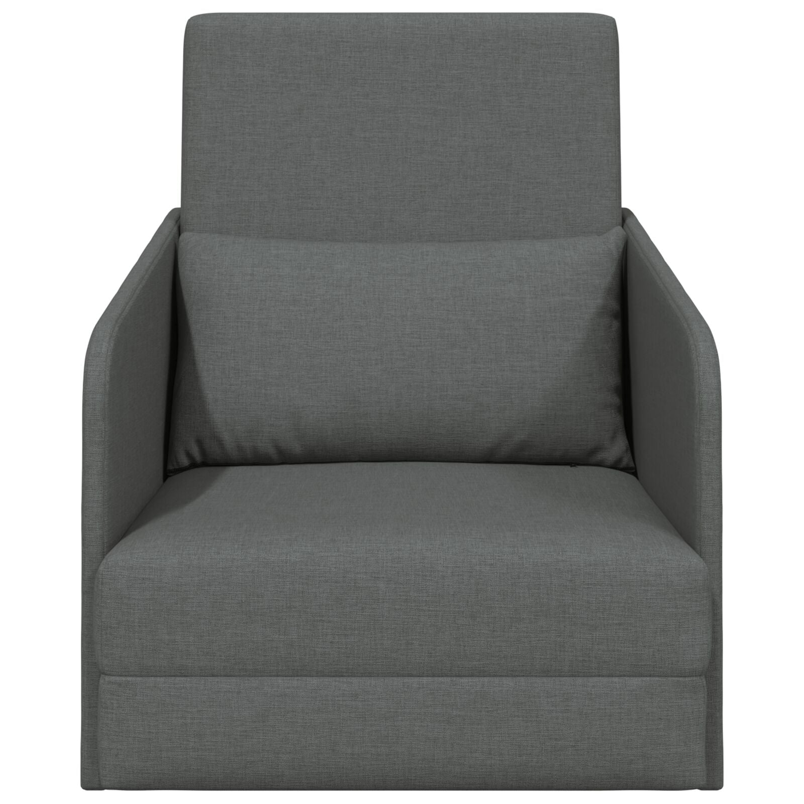 Sofa Seng 2-i-1 Mørkegrå 65x80x83 cm Stoff