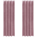 Blendingsgardiner 2 pcs Mørk rosa 140 x 260 cm Fløyel