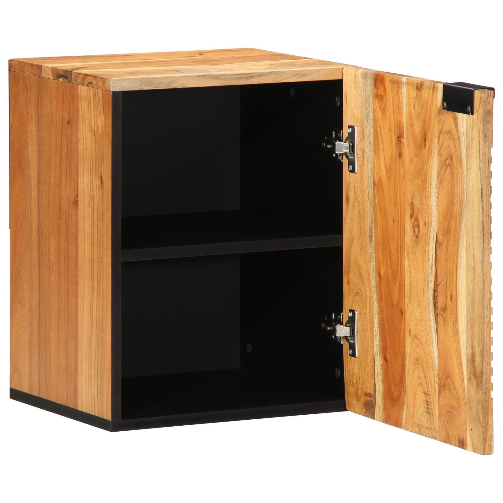 Badets hengeskap Brun 38 x 33.5 x 48 cm Massivt akasietre