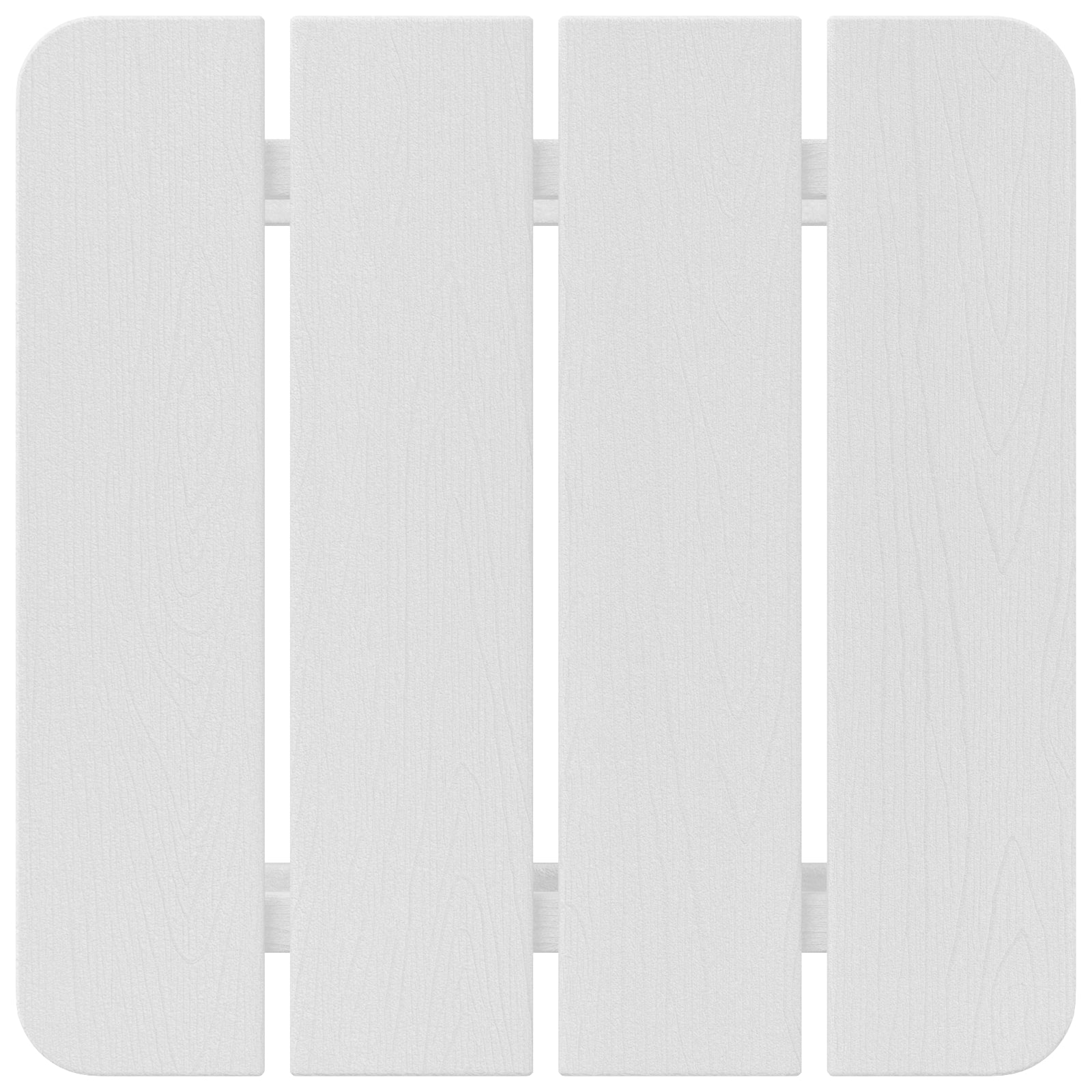 Adirondack Sidebord Hvit 38 x 38 x 46 cm HDPE