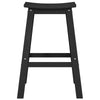 Barstol 2 pcs Svart 52 x 43 x 73.5cm Plast