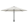 Hageparasol Beige, svart 248 x 248 x 148 cm Polyester, stål