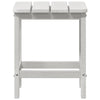 Adirondack Sidebord Hvit 38 x 38 x 46 cm HDPE