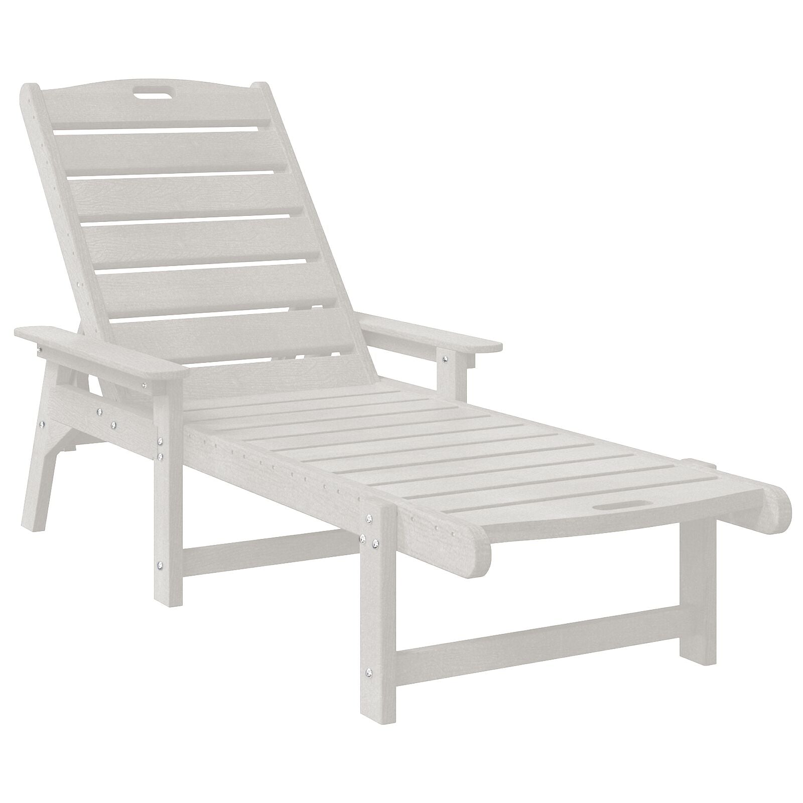 Solstol Hvit 73.5 x 92 x 90cm Plast