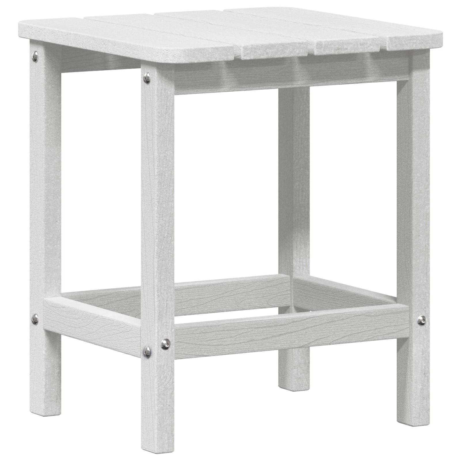 Adirondack Sidebord Hvit 38 x 38 x 46 cm HDPE