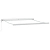 Innvendbar Markise Flerfarget 350 x 250 cm Stoff, Metall