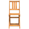 Hage Stol 4 pcs Brun 36 x 46 x 86cm Massivt akasietre