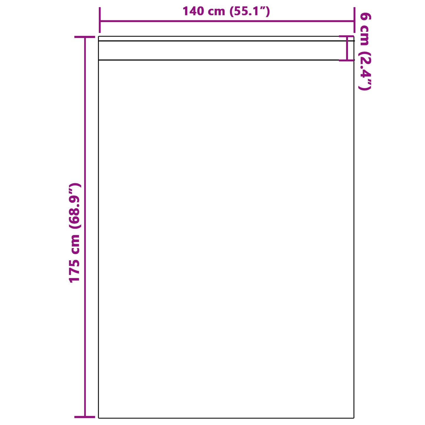 Fløyel Gardiner med gardiner 2 pcs Krem 175 x 140 cm Fløyel