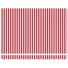Innvendbar Markise Rød og Hvit 300 x 250 cm Polyester, metall