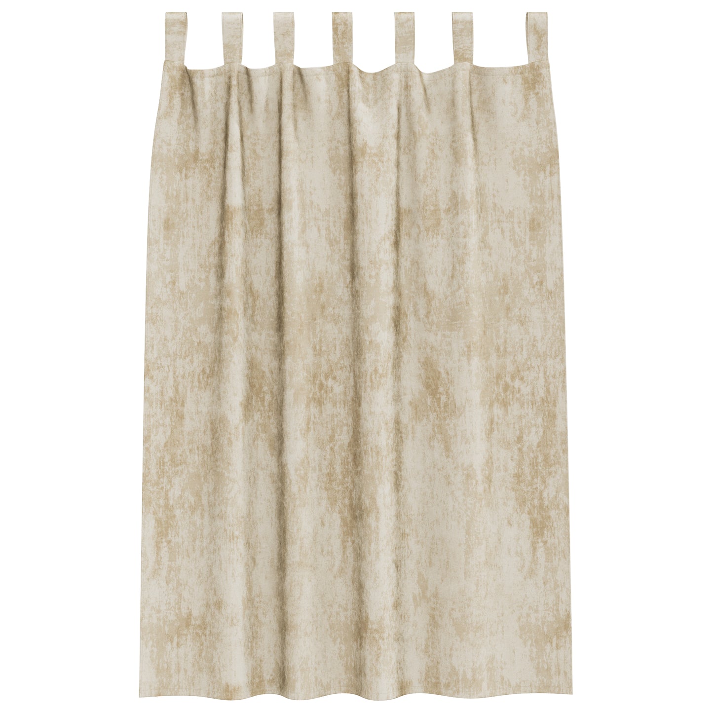Fløyel Gardiner med gardiner 2 pcs Krem 175 x 140 cm Fløyel