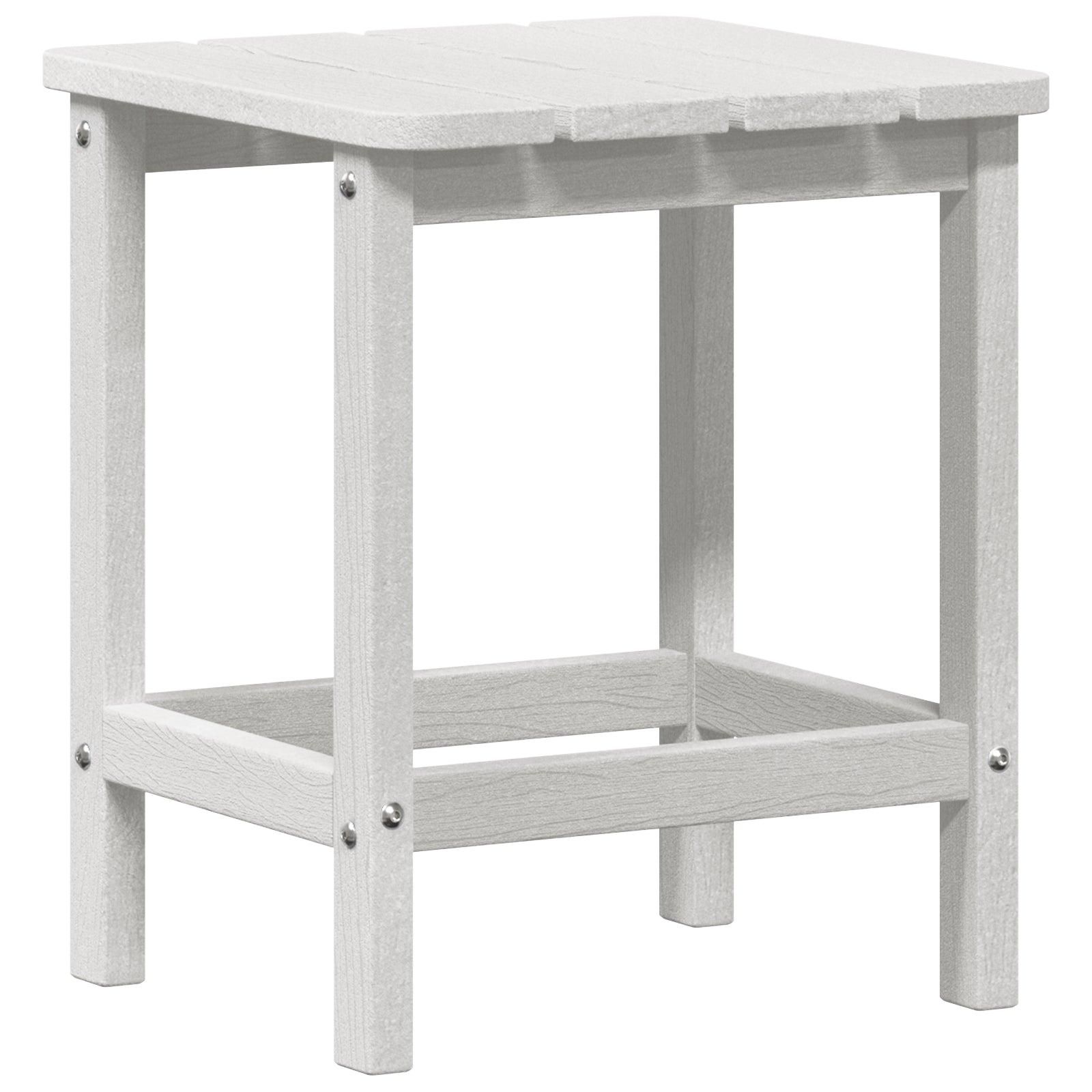 Adirondack Sidebord Hvit 38 x 38 x 46 cm HDPE