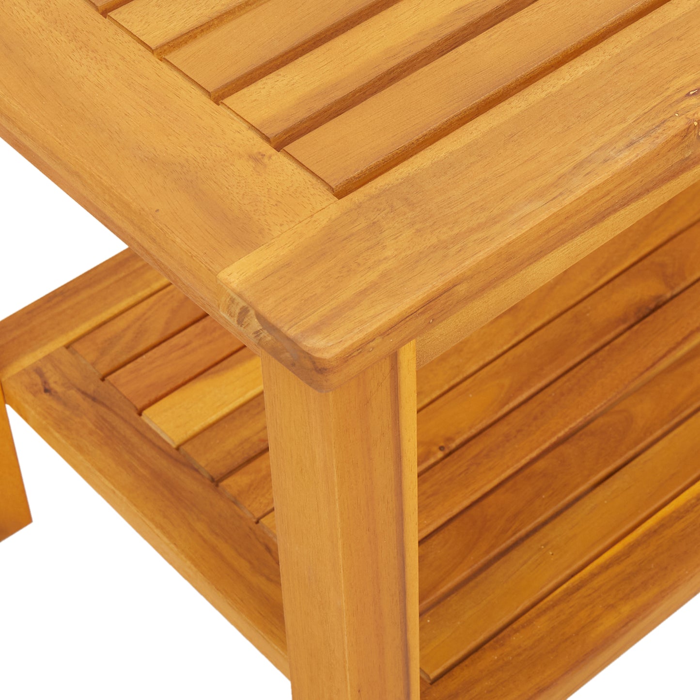 Sidetabell Olje naturlig 70 x 40 x 45 cm Solid akasietre