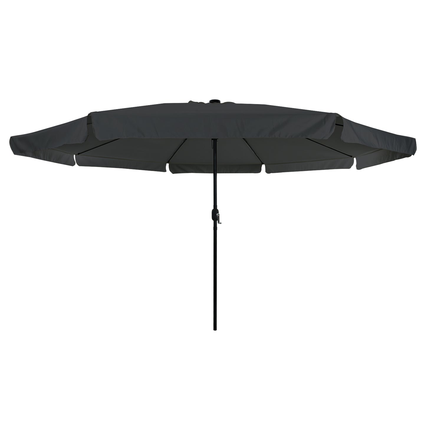 Hageparasol Antrasitt 395 x 395 x 245 cm Polyester