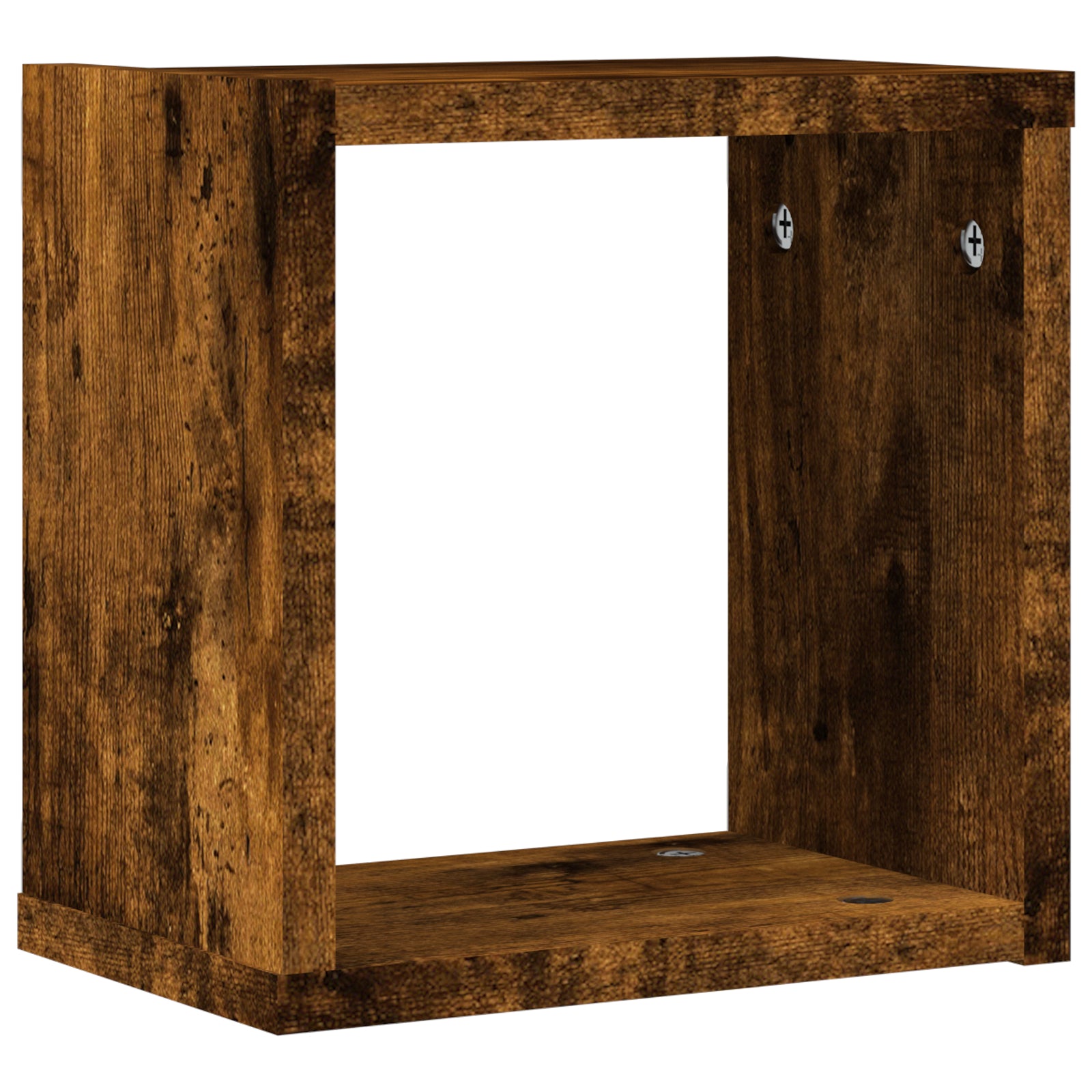 Vegghyller 2 pcs Brun 26 x 15 x 26 cm Konstruert tre