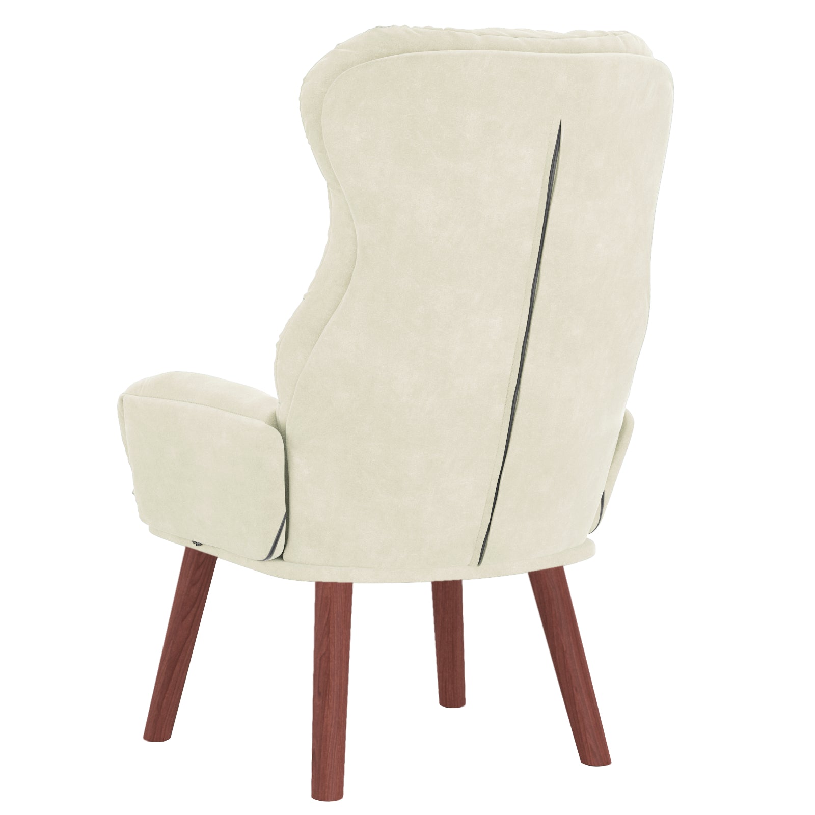 Avslappende stol Krem 69 x 74 x 93 cm Fløyel