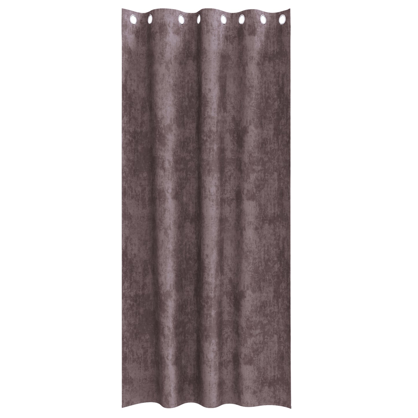Fløyel Gardiner med gardiner 2 pcs Brun 260 x 140 cm Fløyel