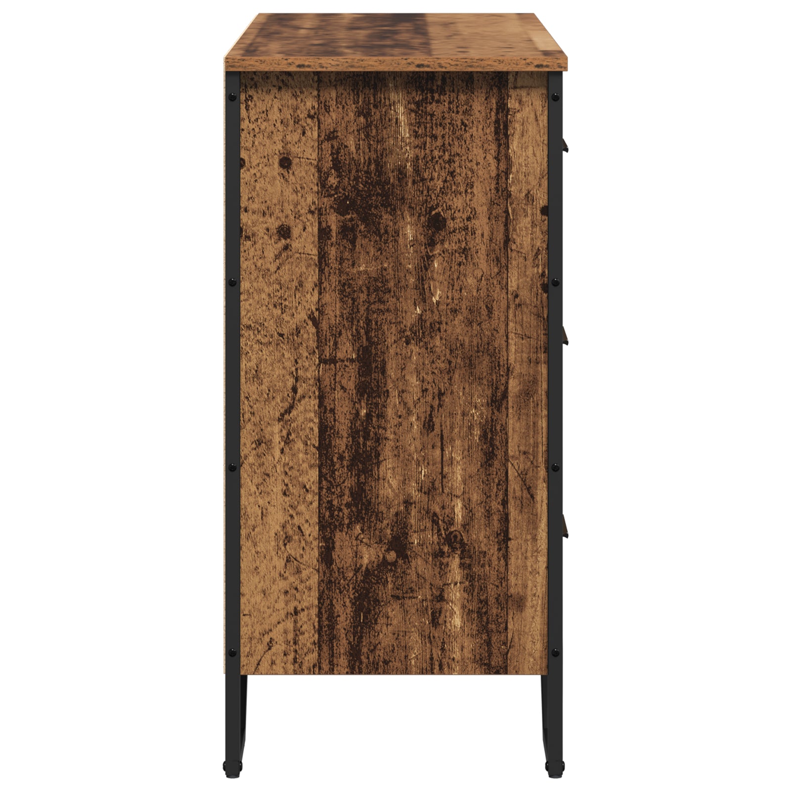 Kommode med skuff Gamle tre 91 x 35.5 x 74.5 cm Konstruert tre