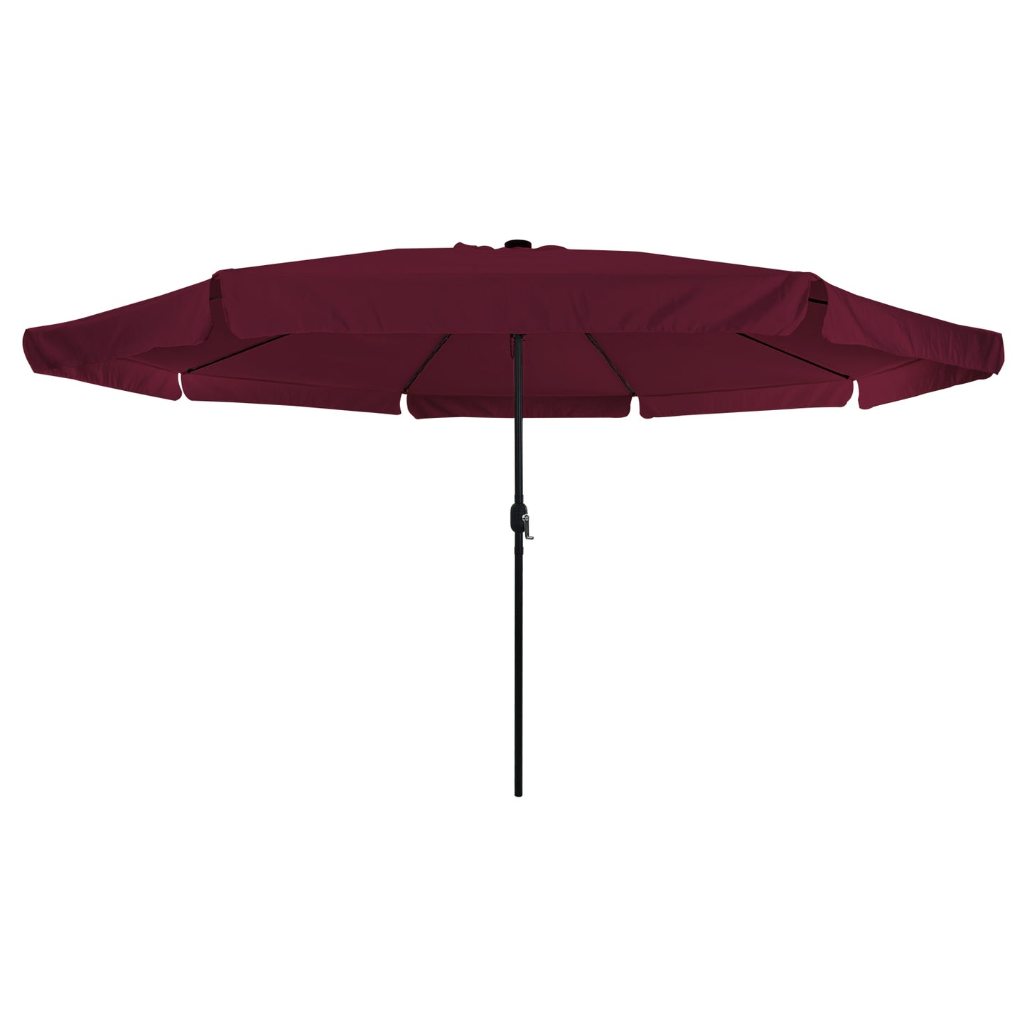 Hageparasol Bordeaux Rød 395 x 395 x 245 cm Polyester