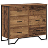 Kommode med skuff Gamle tre 91 x 35.5 x 74.5 cm Konstruert tre