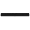 Veggskap 2 pcs Svart eik 102 x 30 x 20 cm Konstruert tre