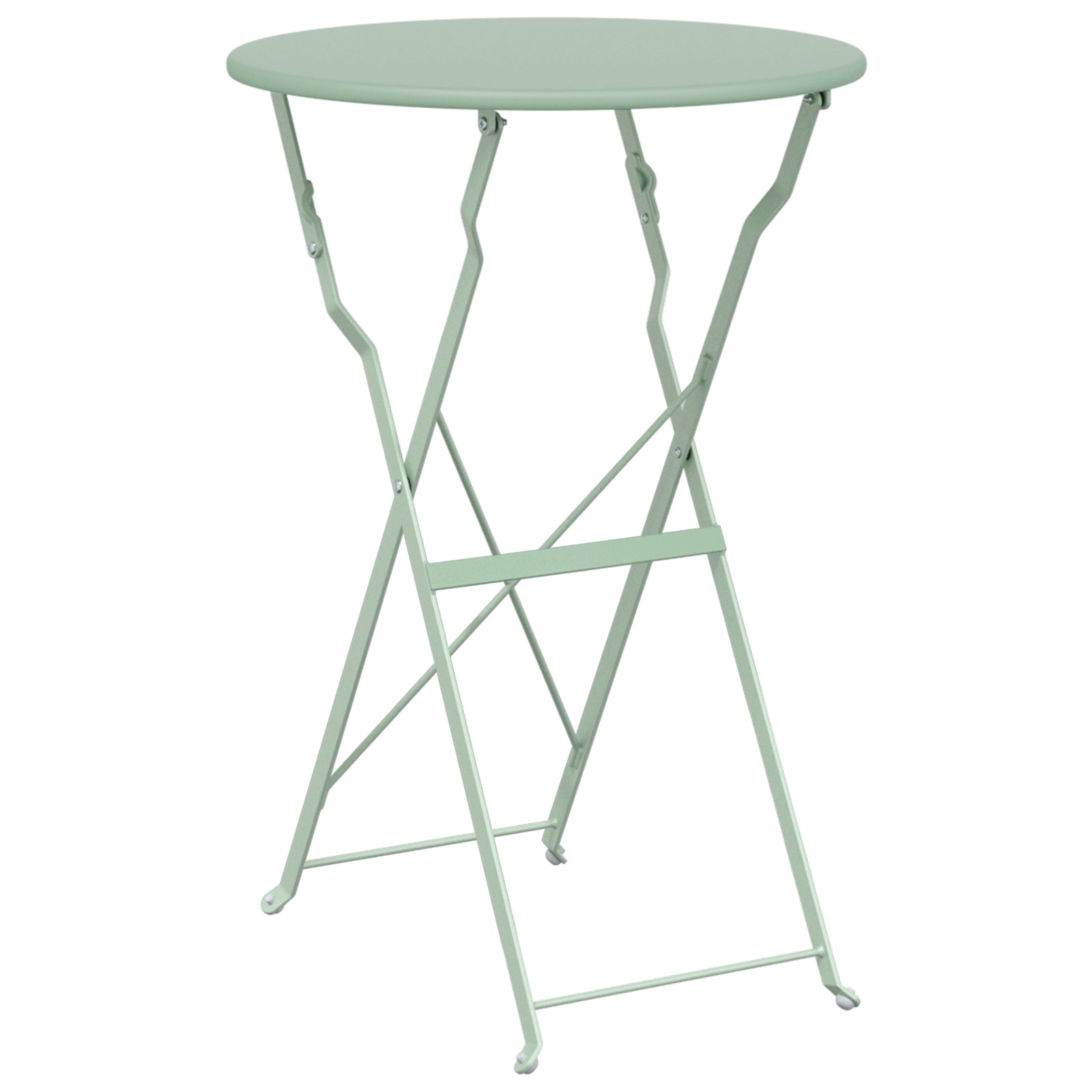 Sammenleggbart Bistrosett 3 pcs Lys Mynte Stål
